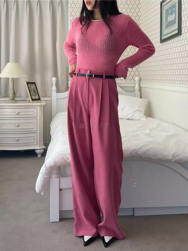 Lovemoment - Korean Women Fashion - #momslook - Wish Wide Pants - 12