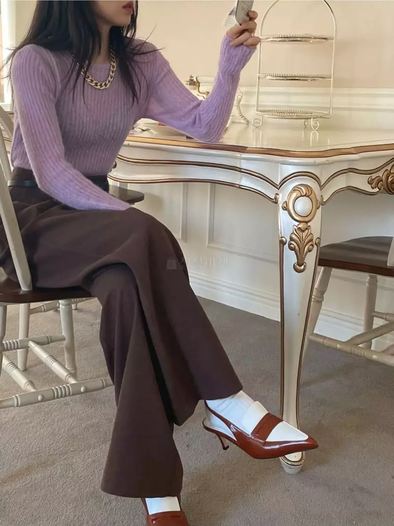 Lovemoment - Korean Women Fashion - #momslook - Wish Wide Pants - 6