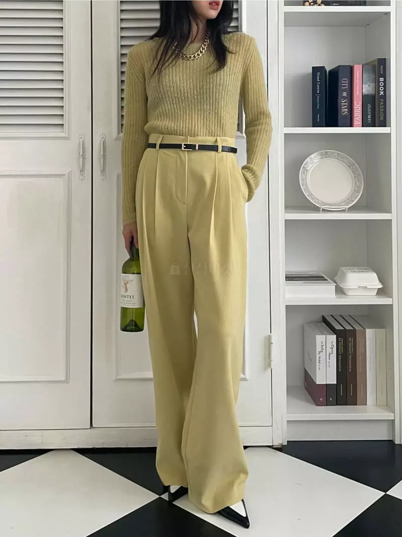 Lovemoment - Korean Women Fashion - #momslook - Wish Wide Pants - 8
