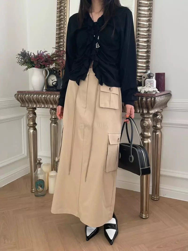 Lovemoment - Korean Women Fashion - #momslook - Vents Cargo Skirt