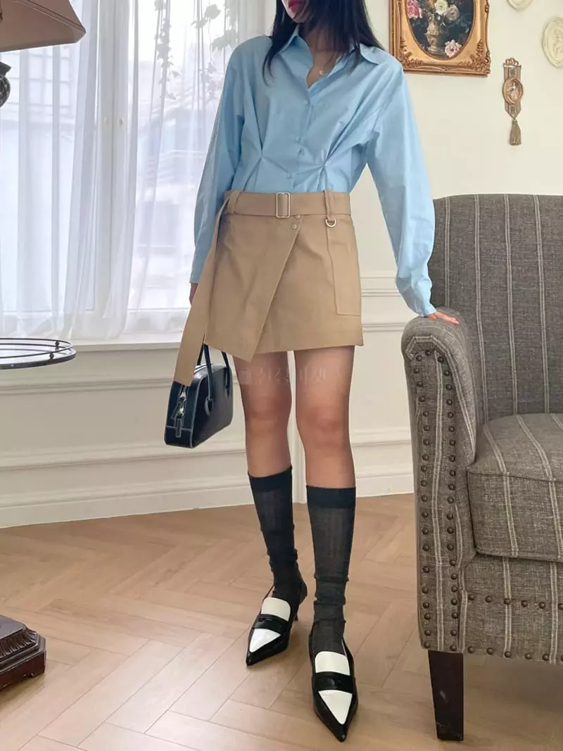 Lovemoment - Korean Women Fashion - #momslook - Two Way Shirt - 11