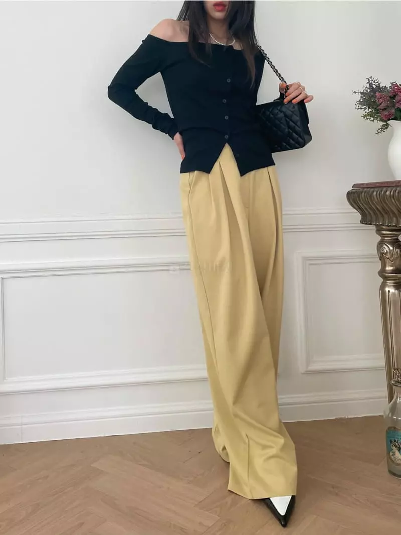 Lovemoment - Korean Women Fashion - #thelittlethings - Lingo Wide Pants - 4
