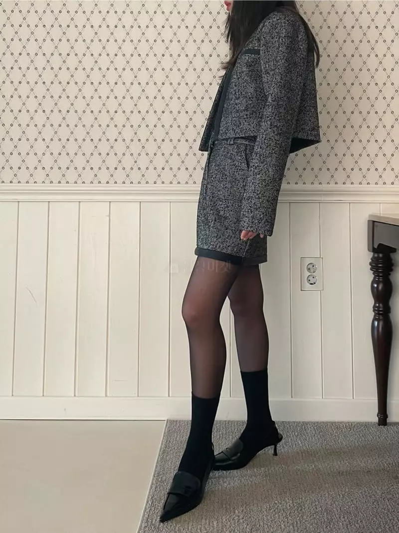 Lovemoment - Korean Women Fashion - #restrostyle - Herringbone Set - 7
