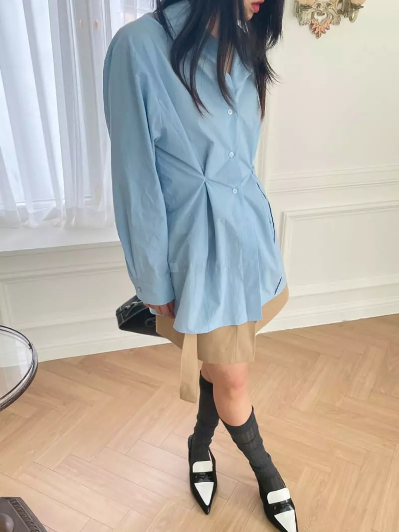 Lovemoment - Korean Women Fashion - #shopsmall - Two Way Shirt - 6