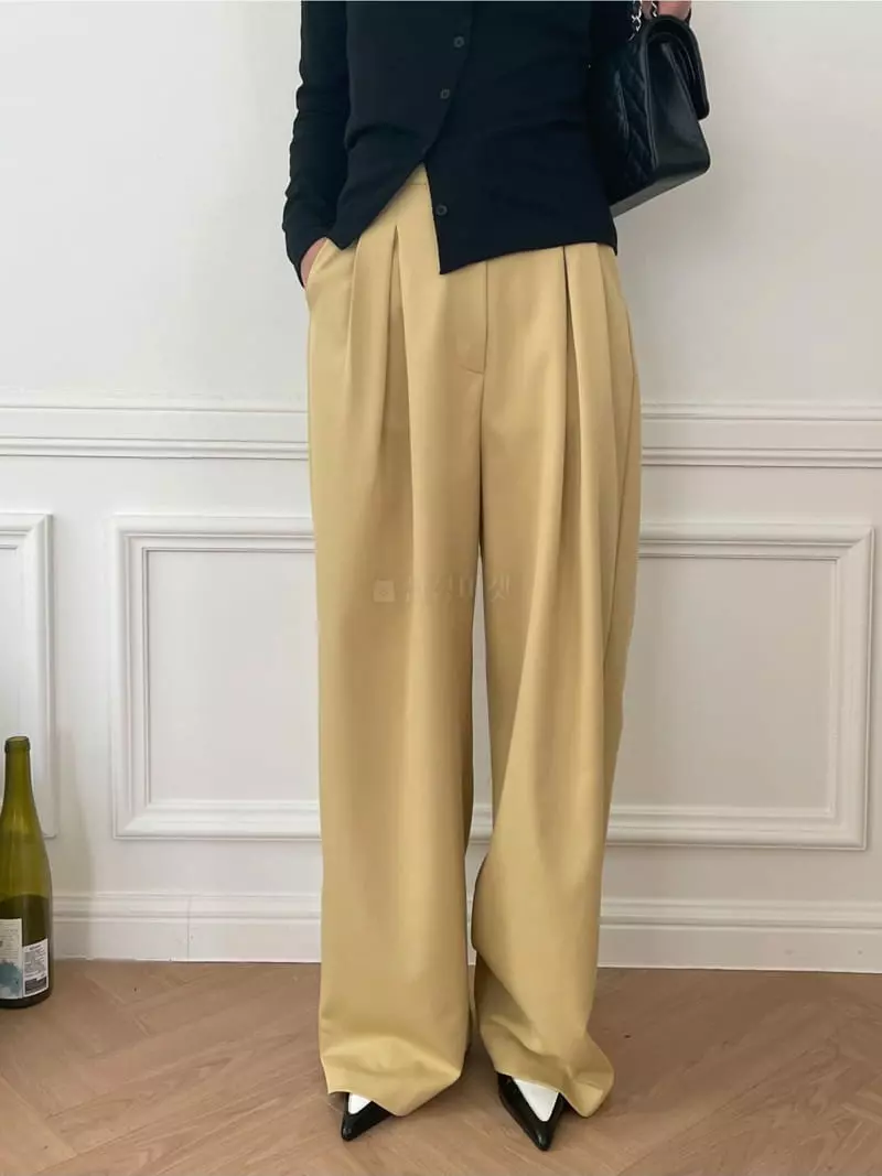 Lovemoment - Korean Women Fashion - #shopsmall - Lingo Wide Pants