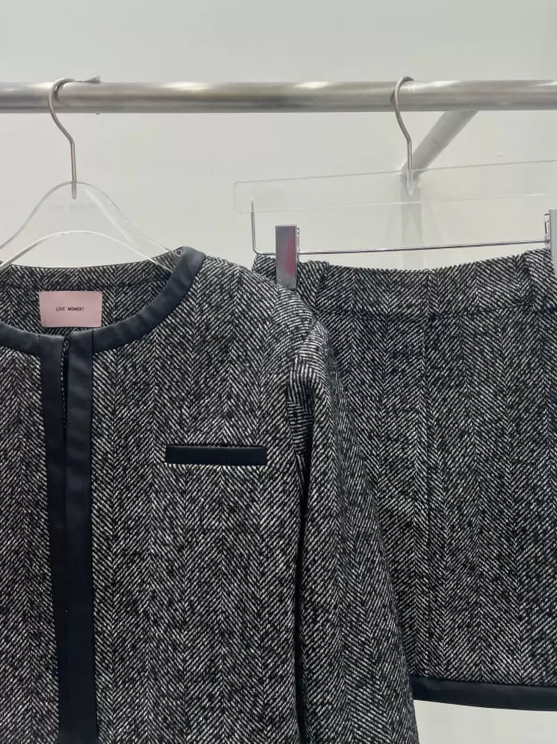 Lovemoment - Korean Women Fashion - #thelittlethings - Herringbone Set - 11