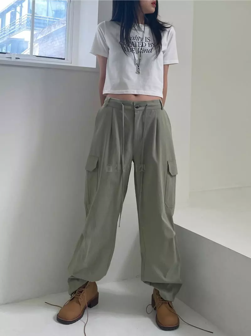 Lovemoment - Korean Women Fashion - #thelittlethings - Weat Cargo Pants - 9