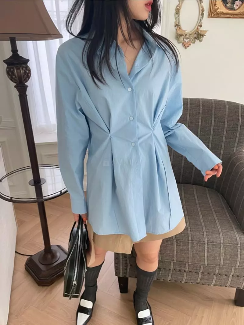 Lovemoment - Korean Women Fashion - #thelittlethings - Two Way Shirt - 8
