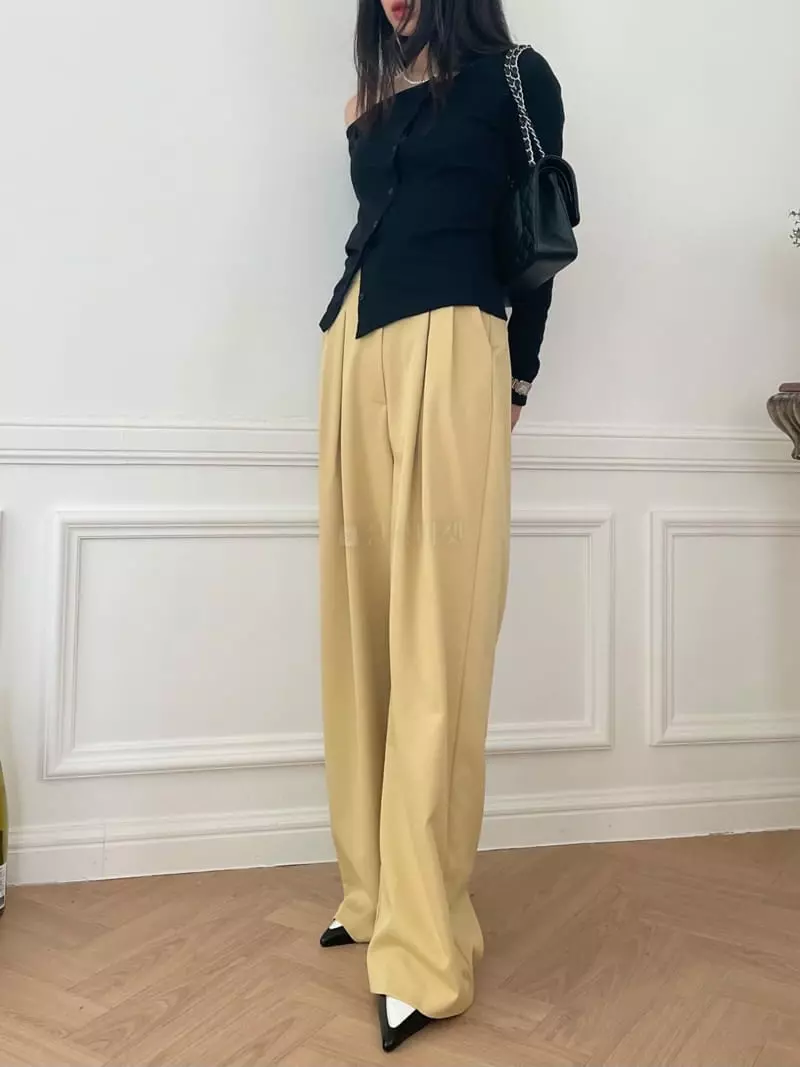 Lovemoment - Korean Women Fashion - #thelittlethings - Lingo Wide Pants - 3