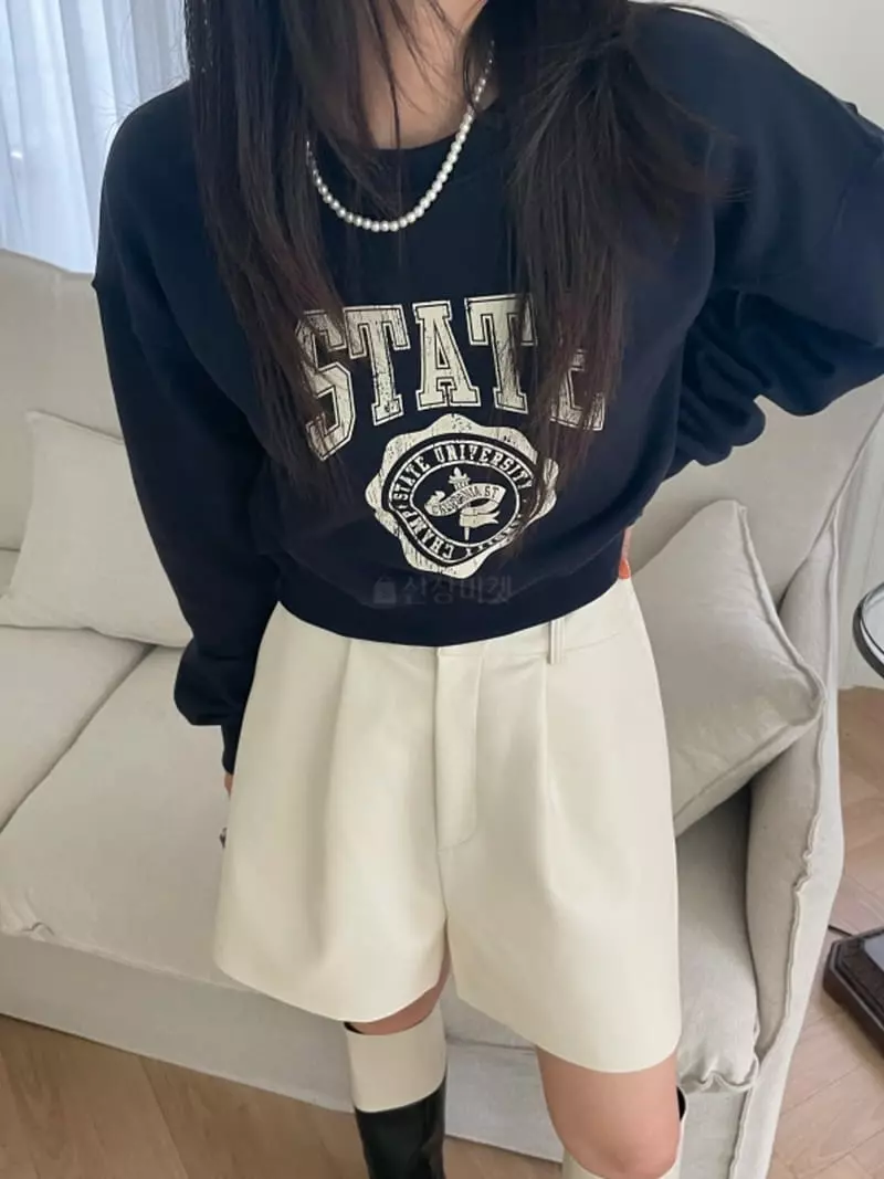Lovemoment - Korean Women Fashion - #vintageinspired - Champs Sweatshirt - 6