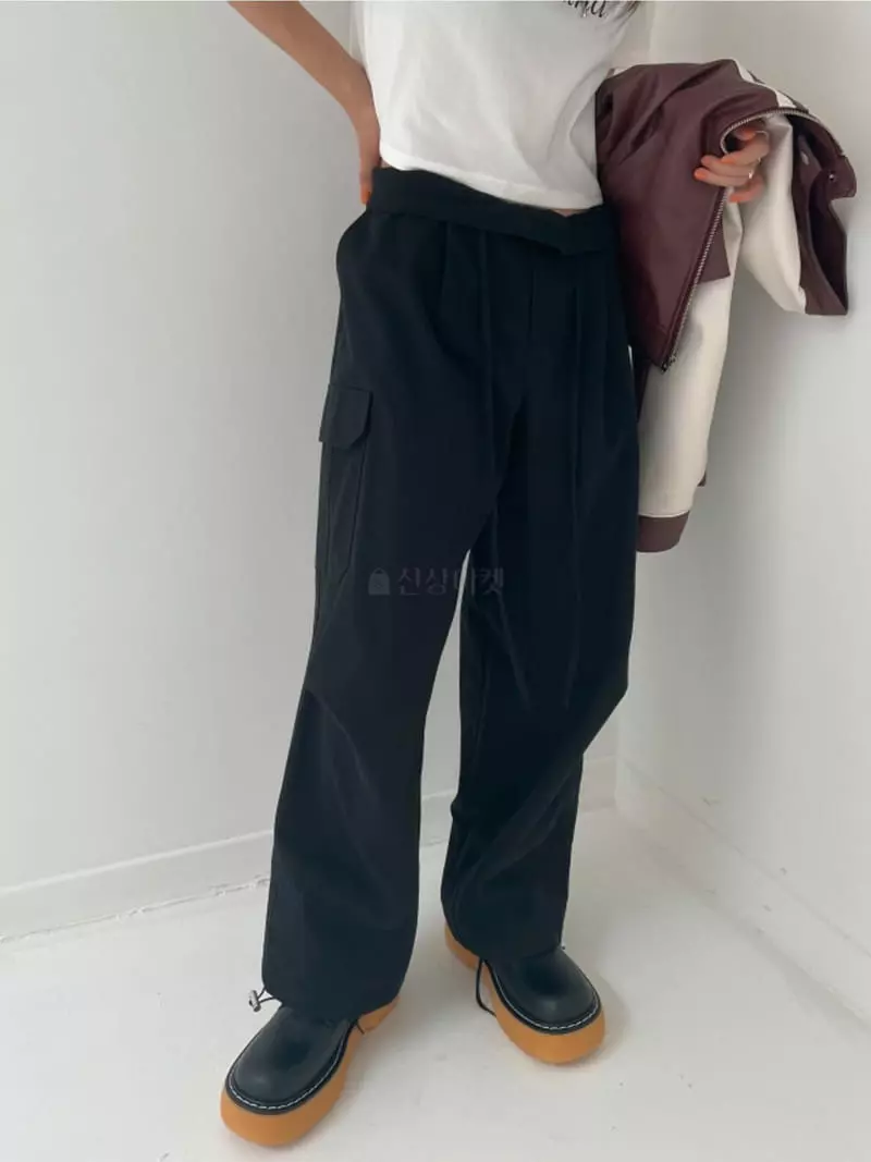 Lovemoment - Korean Women Fashion - #vintageinspired - Weat Cargo Pants - 2