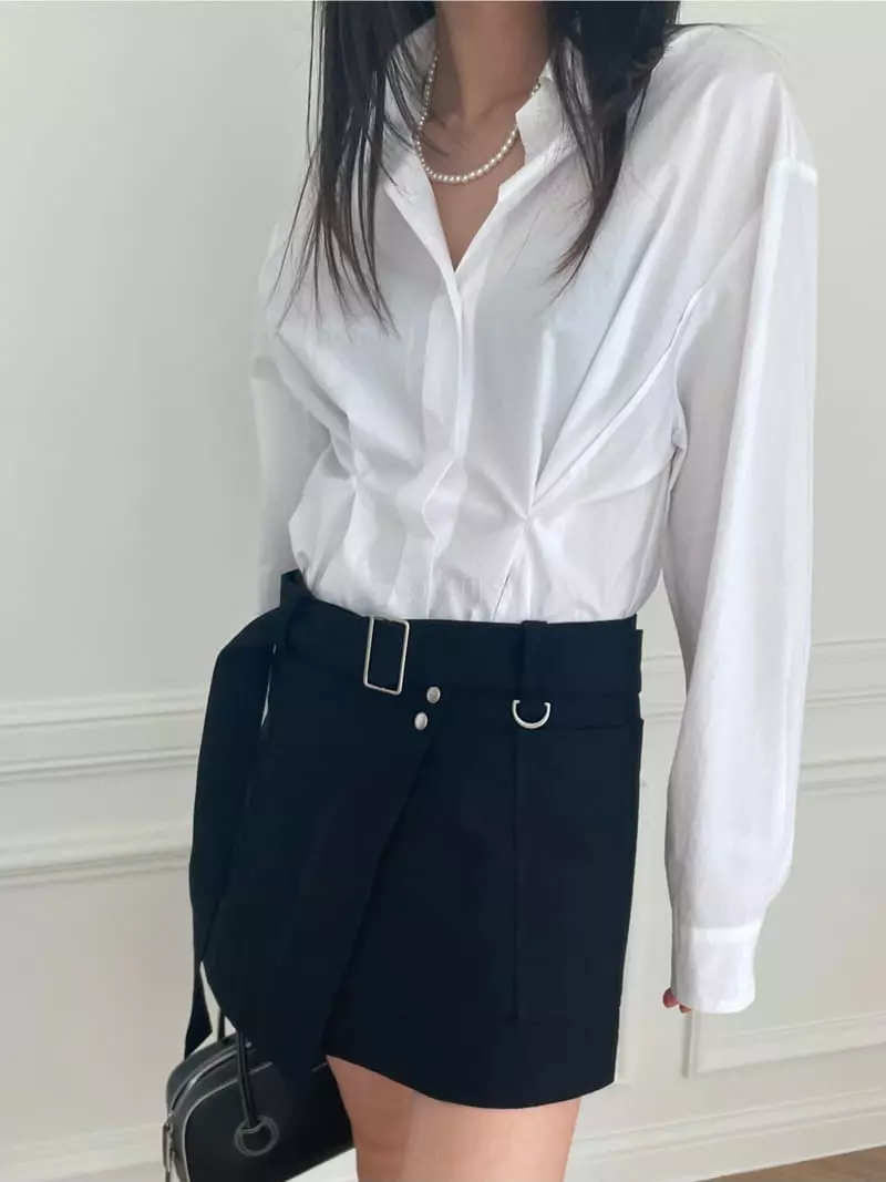Lovemoment - Korean Women Fashion - #vintageinspired - Two Way Shirt