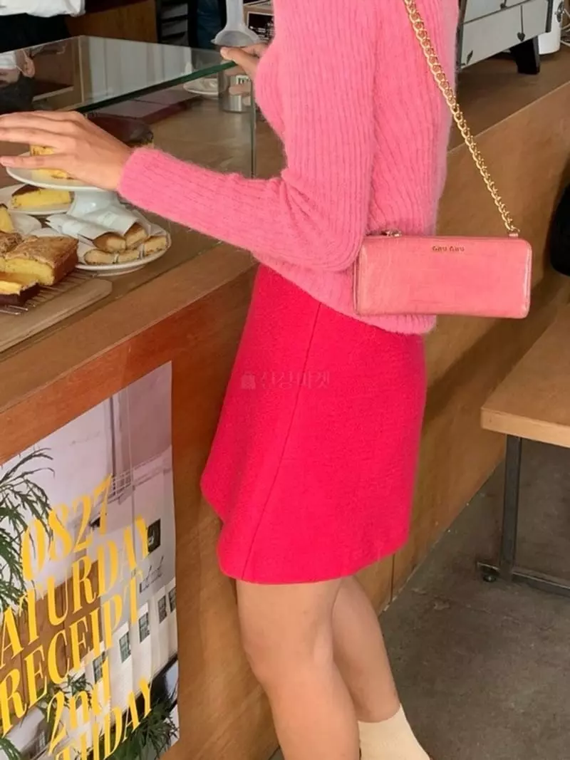 Lovemoment - Korean Women Fashion - #womensfashion - Alpaca Rin Knit Tee - 9