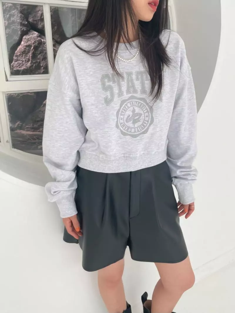 Lovemoment - Korean Women Fashion - #womensfashion - Pumpkin Leather Shorts - 7