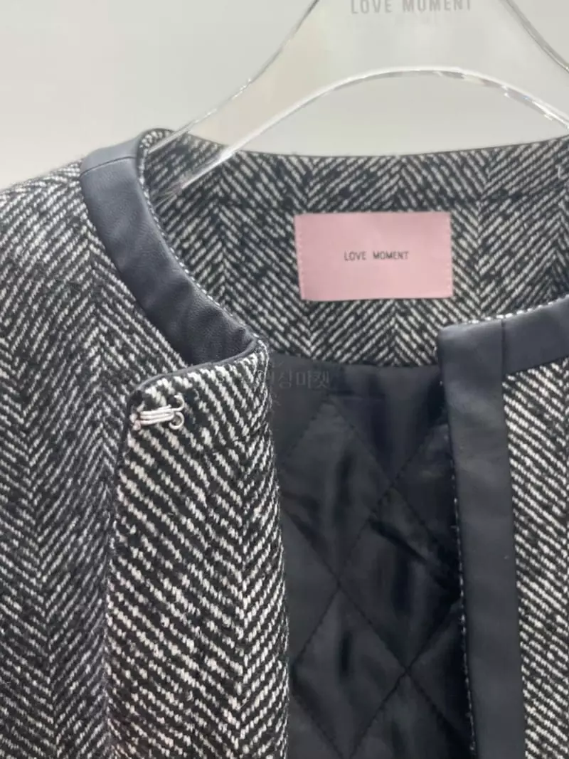 Lovemoment - Korean Women Fashion - #womensfashion - Herringbone Jacket - 11