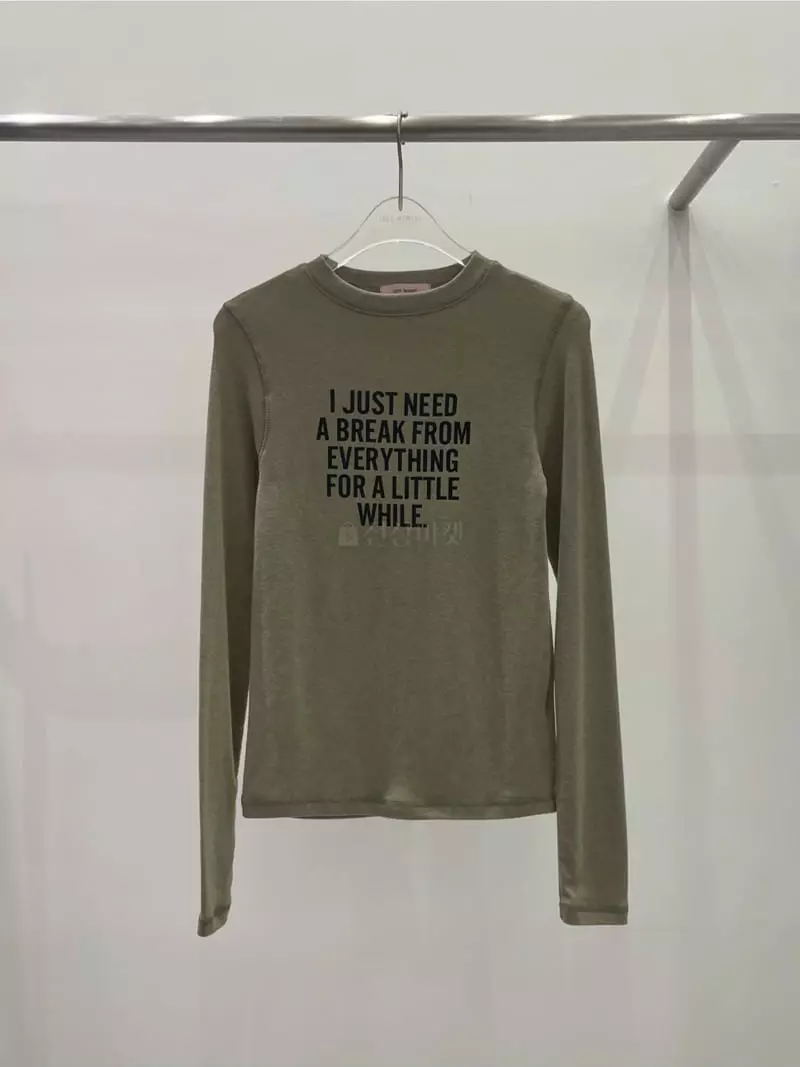 Lovemoment - Korean Women Fashion - #womensfashion - Just Tee - 3