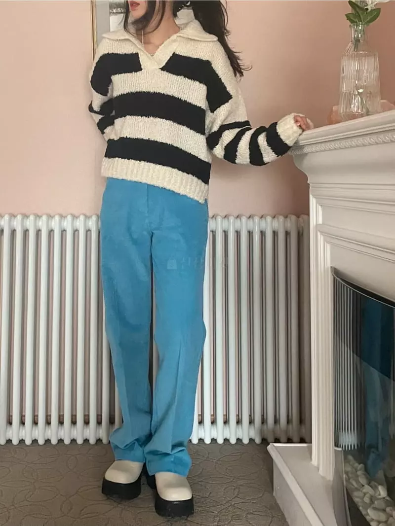 Lovemoment - Korean Women Fashion - #womensfashion - Tendar Rib Pants