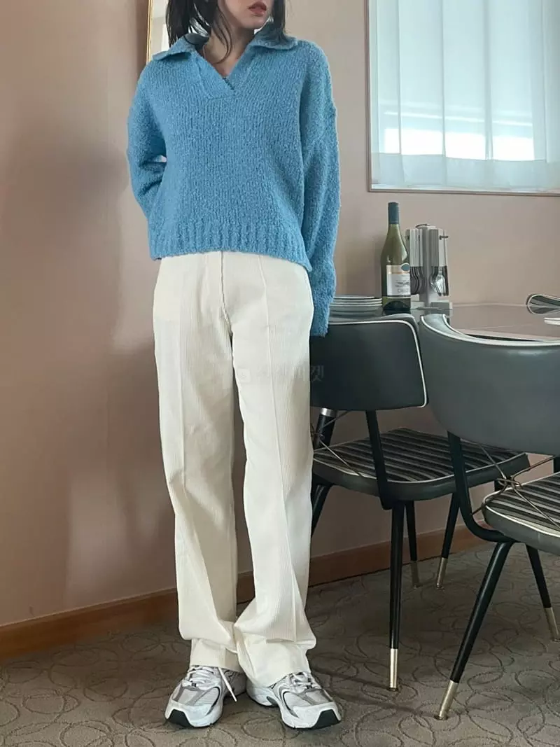 Lovemoment - Korean Women Fashion - #womensfashion - Tendar Rib Pants - 11