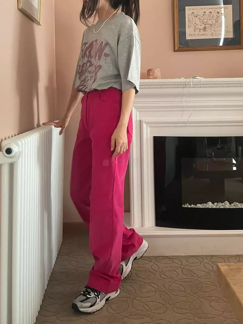 Lovemoment - Korean Women Fashion - #womensfashion - Tendar Rib Pants - 7