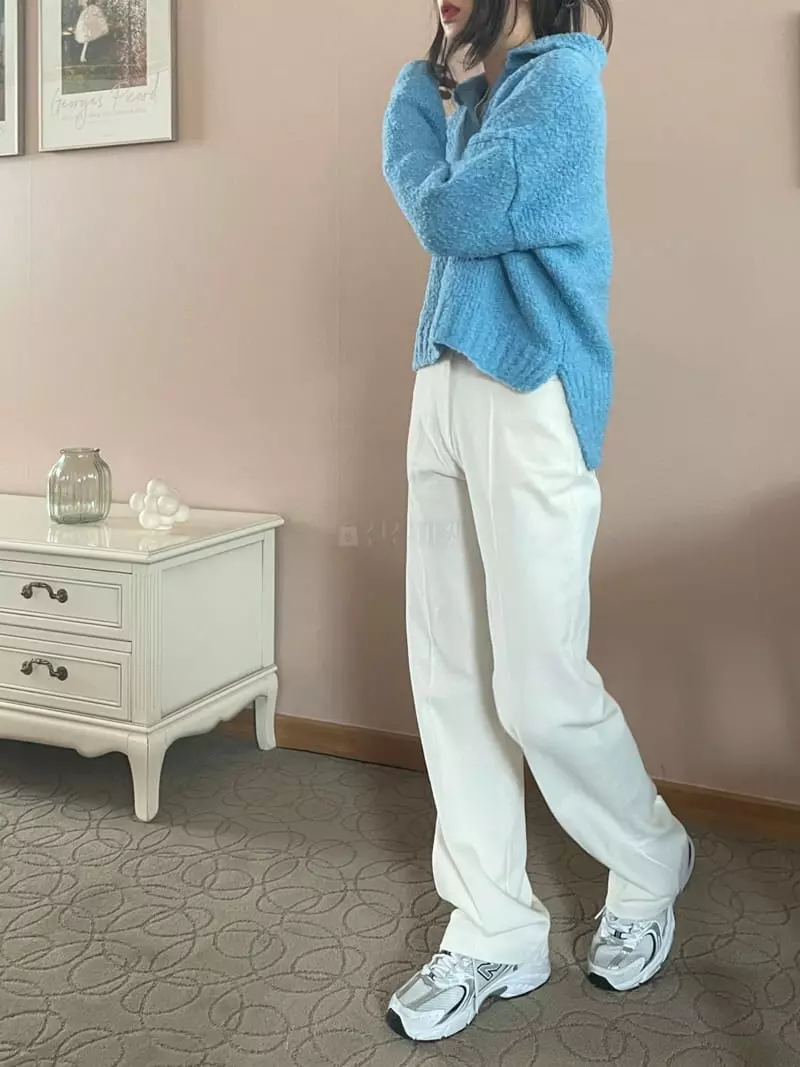 Lovemoment - Korean Women Fashion - #womensfashion - Alpaca Bookle Knit tee - 8
