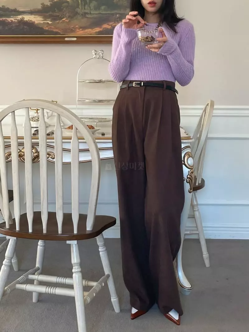 Lovemoment - Korean Women Fashion - #womensfashion - Wish Wide Pants - 5