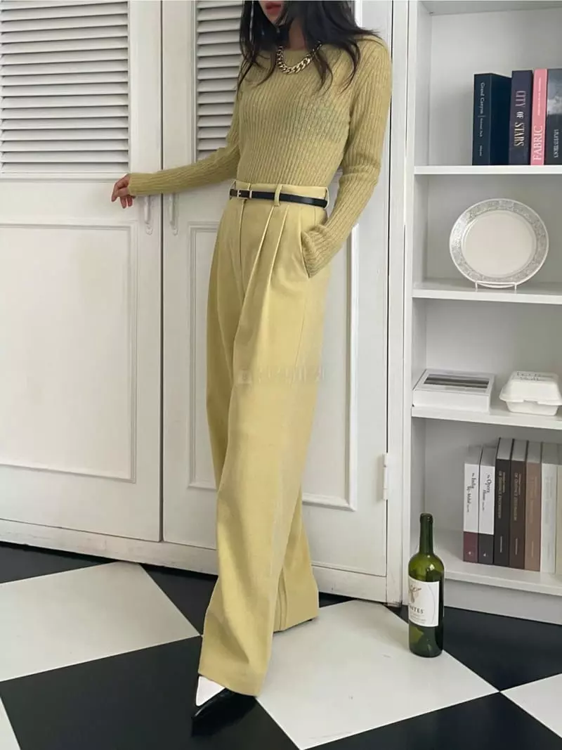 Lovemoment - Korean Women Fashion - #womensfashion - Wish Wide Pants - 9