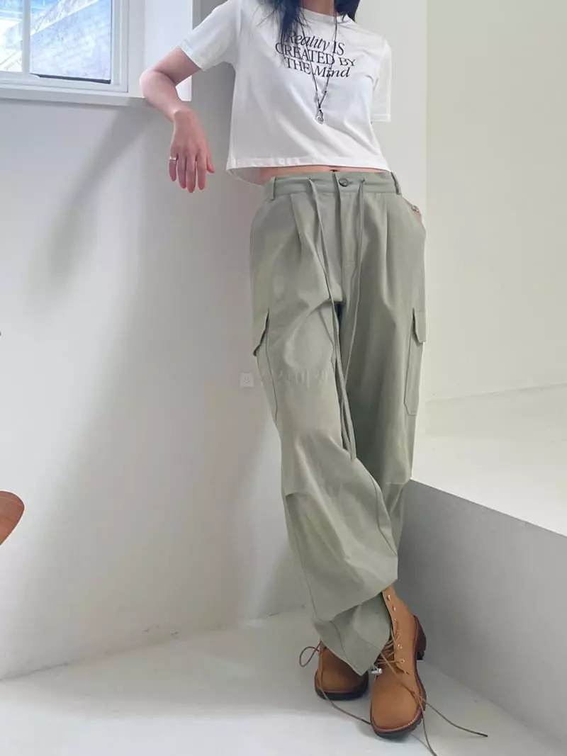 Lovemoment - Korean Women Fashion - #womensfashion - Weat Cargo Pants - 11