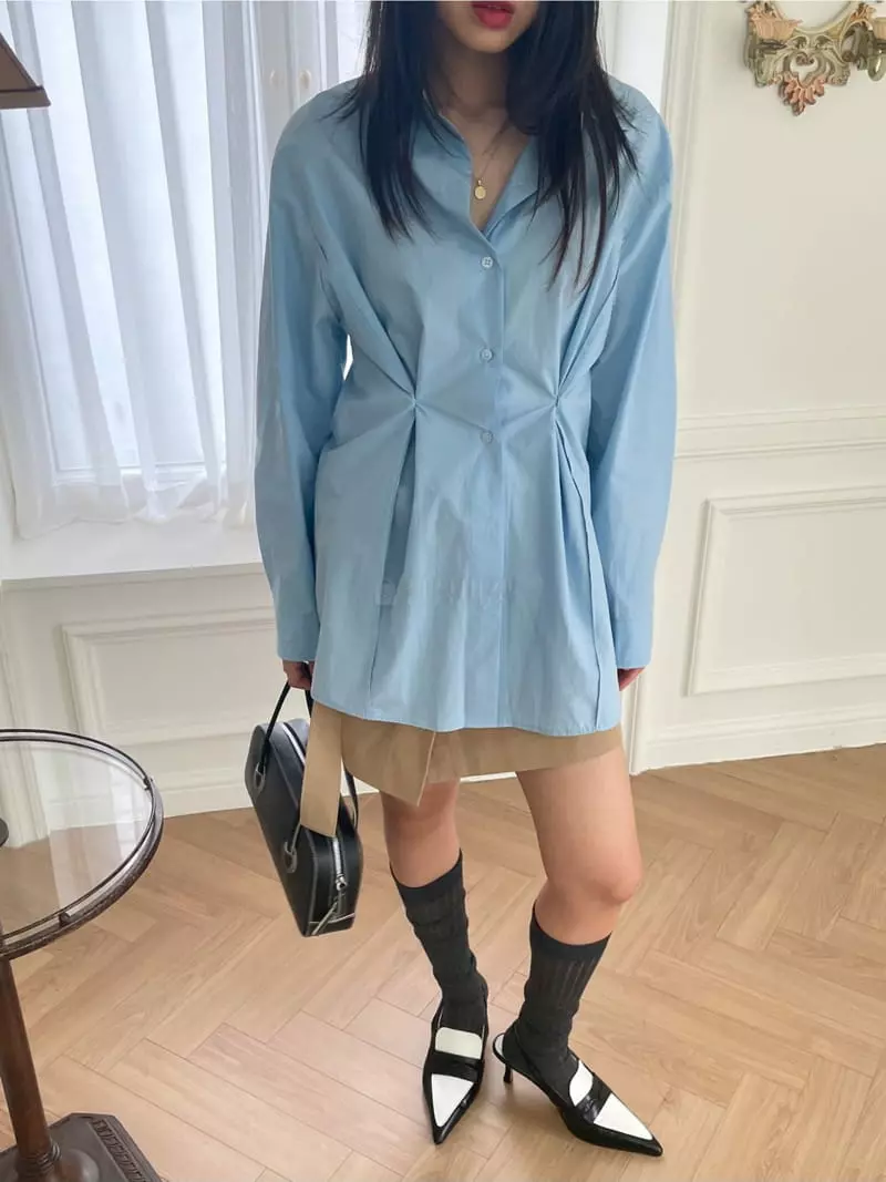 Lovemoment - Korean Women Fashion - #womensfashion - Two Way Shirt - 12