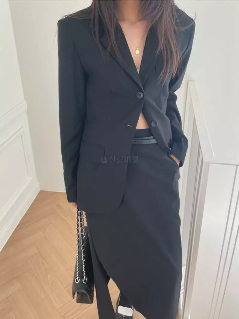 Lovemoment - Korean Women Fashion - #womensfashion - Line Jacket - 9