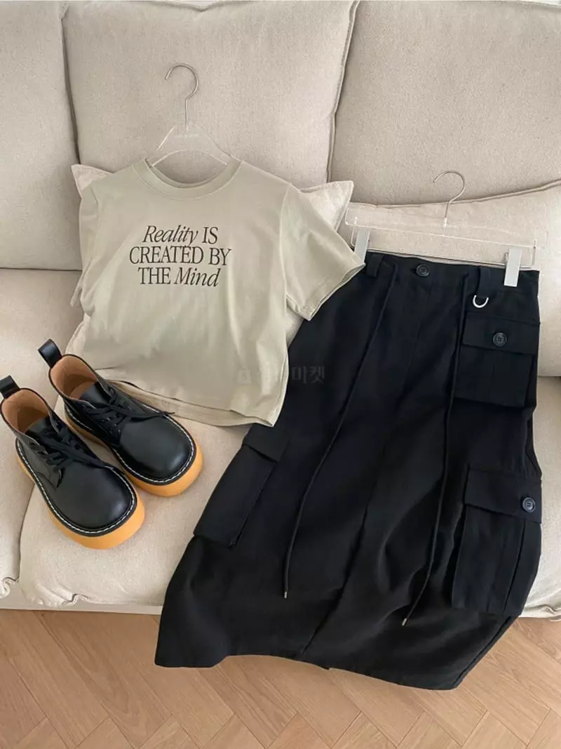 Lovemoment - Korean Women Fashion - #womensfashion - Benjo Long Pocket Skirt - 5