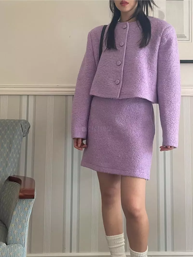 Lovemoment - Korean Women Fashion - #womensfashion - Terry Mini Skirt - 5