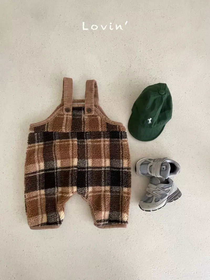 Lovin - Korean Baby Fashion - #babyfashion - Cloud Dungarees Bodysuit - 2