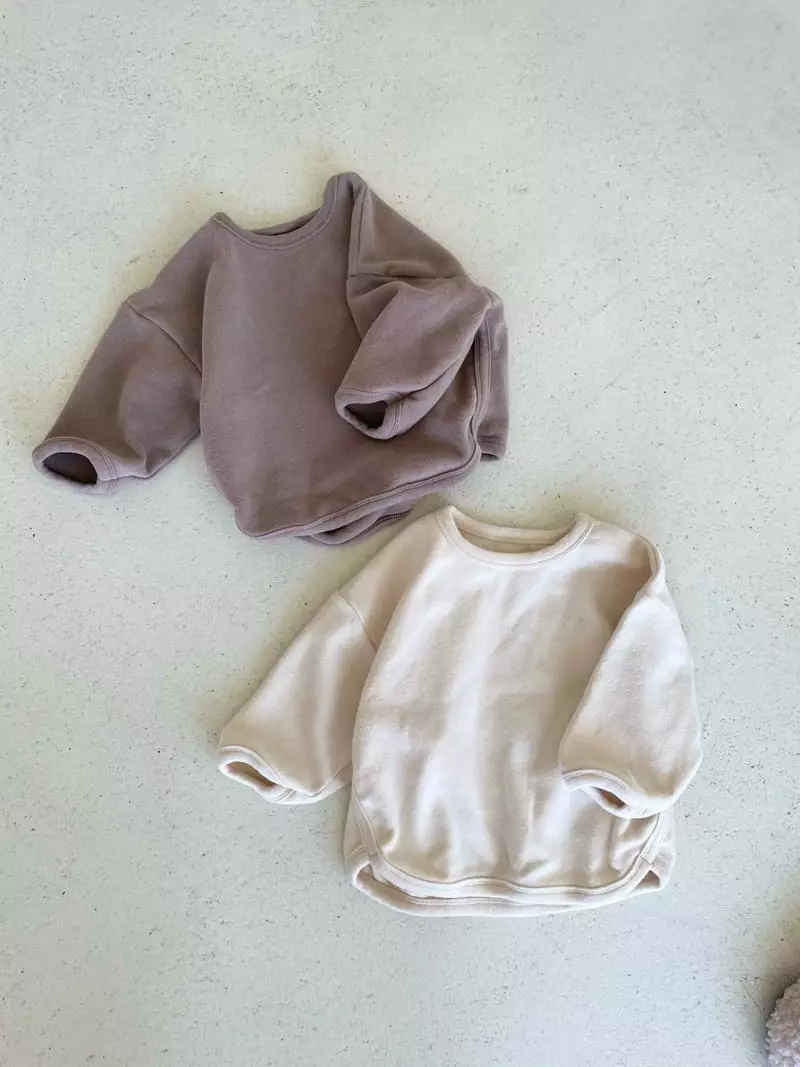 Lovin - Korean Baby Fashion - #babylifestyle - Fleece Piping Tee - 10