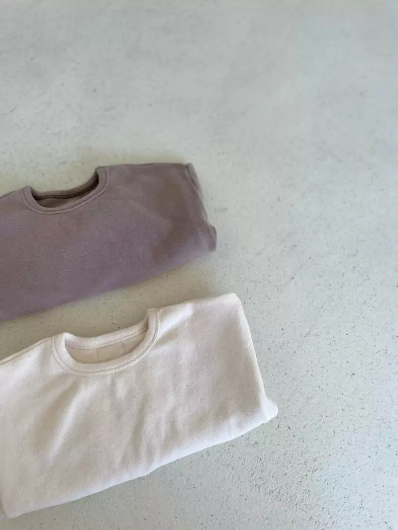 Lovin - Korean Baby Fashion - #babyoninstagram - Fleece Piping Tee - 11
