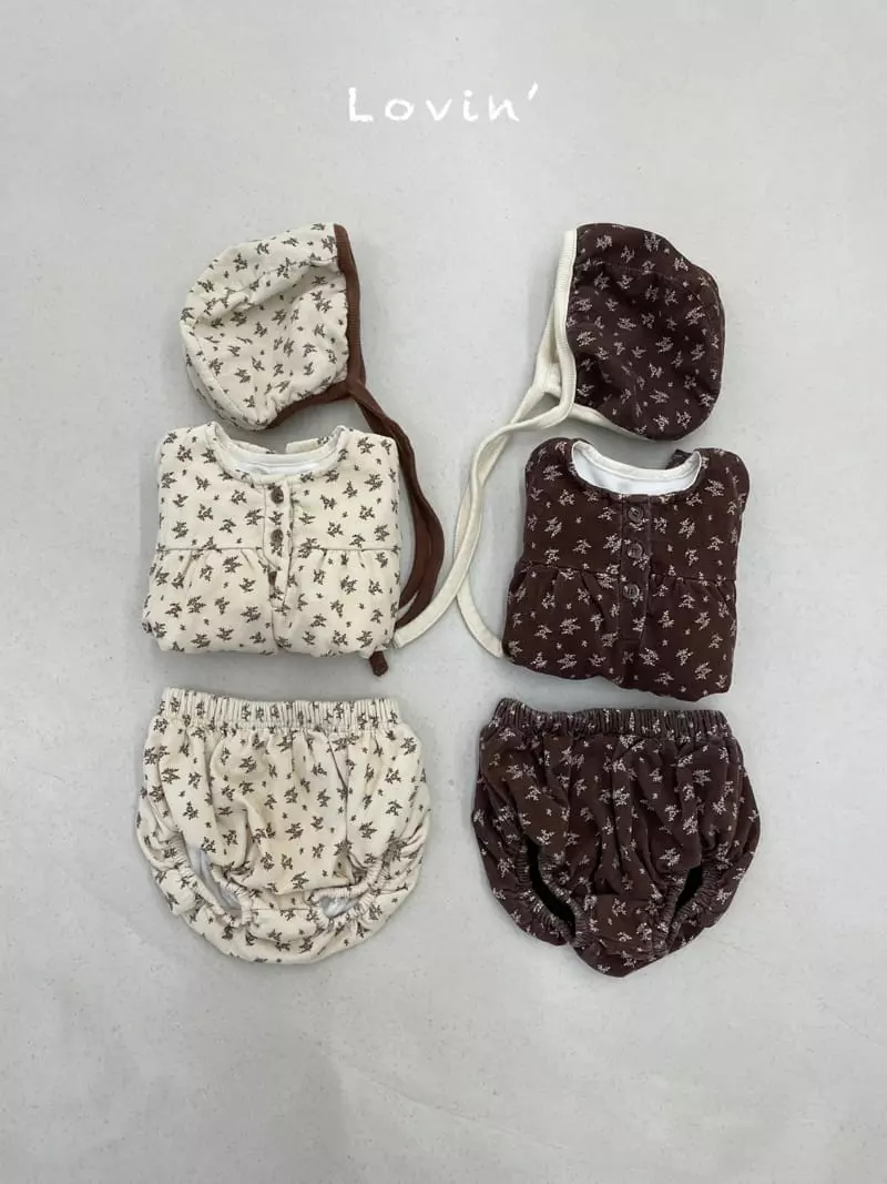 Lovin - Korean Baby Fashion - #babyoutfit - Rose Bonnet - 2