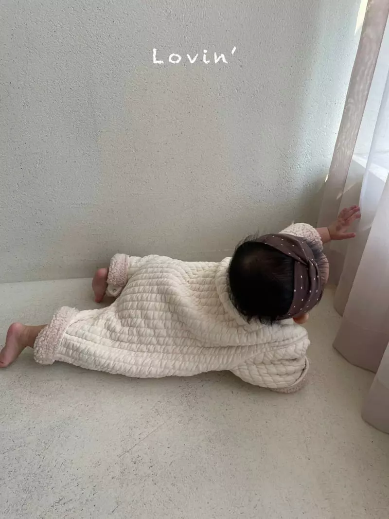Lovin - Korean Baby Fashion - #onlinebabyboutique - Quilting Bodysuit - 12