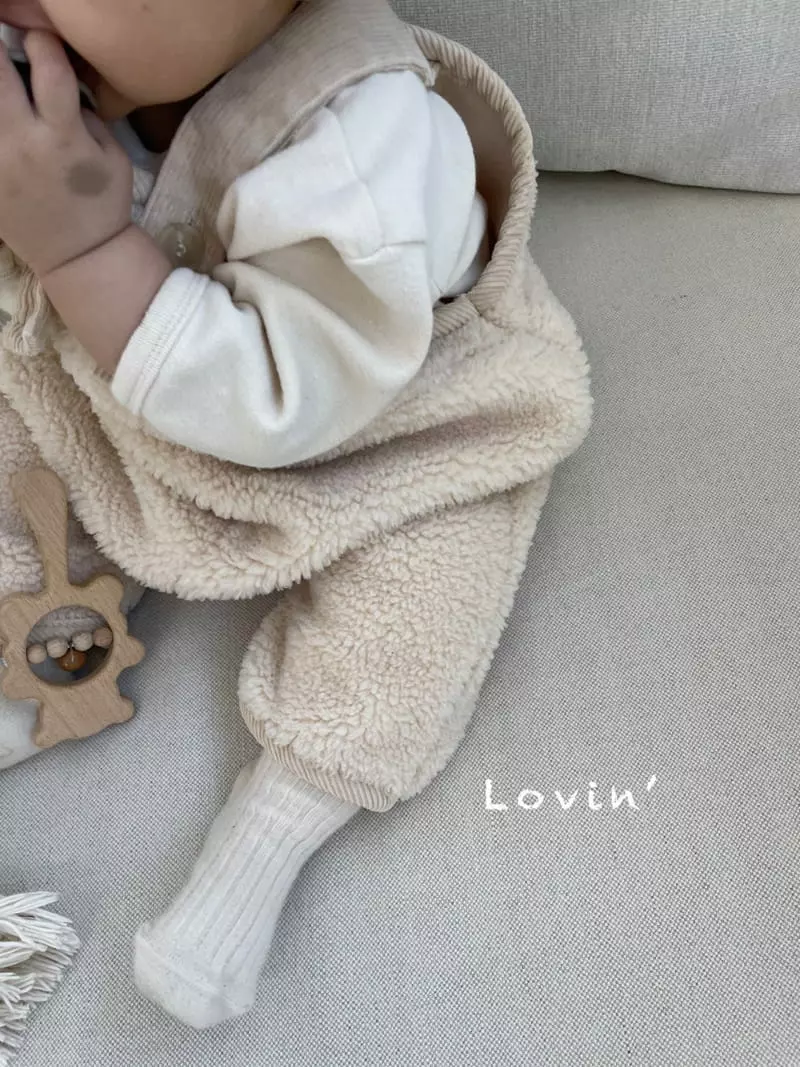Lovin - Korean Baby Fashion - #onlinebabyshop - Cloud Dungarees Bodysuit - 12
