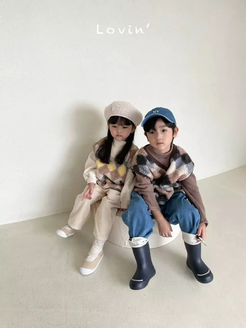 Lovin - Korean Children Fashion - #Kfashion4kids - Argyle Vest - 11