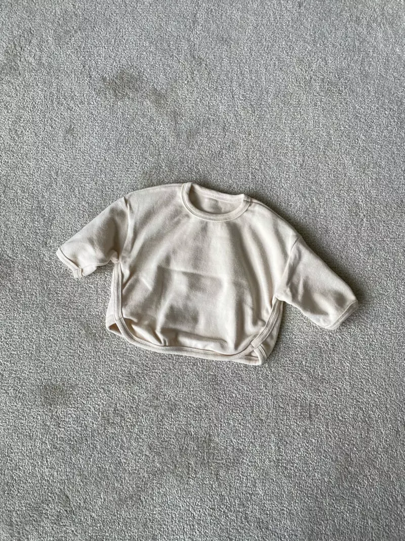 Lovin - Korean Children Fashion - #Kfashion4kids - Fleece Piping Tee - 2