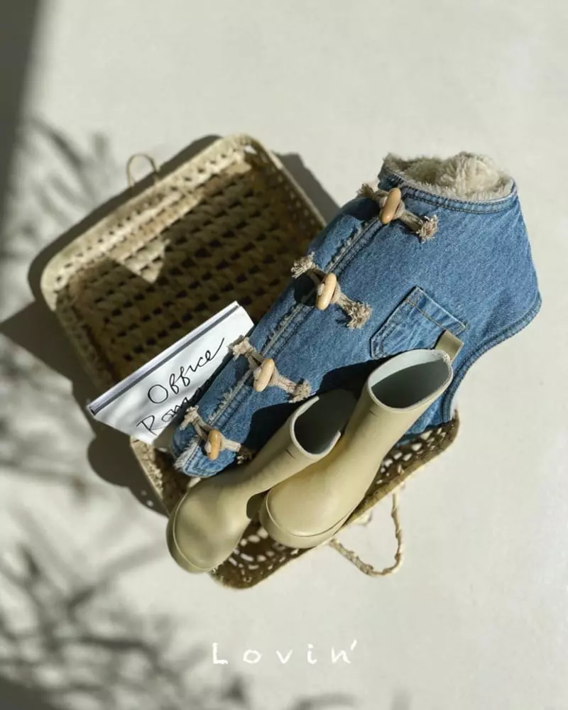 Lovin - Korean Children Fashion - #childofig - Denim Dumble Vest - 9