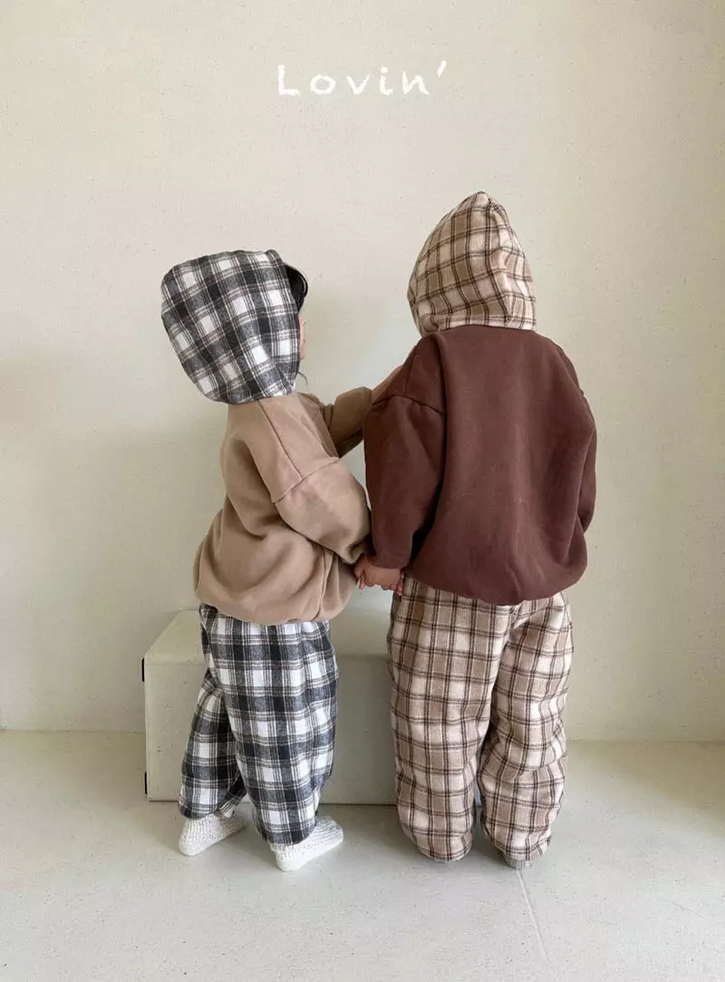 Lovin - Korean Children Fashion - #childofig - Everyday check Pants - 12