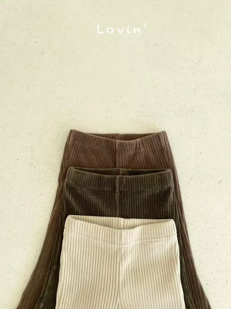 Lovin - Korean Children Fashion - #childofig - Veloure Pants - 3
