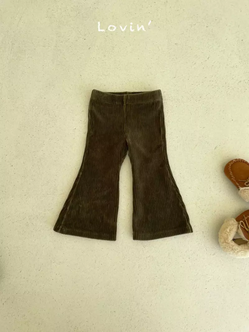 Lovin - Korean Children Fashion - #childofig - Veloure Pants - 4