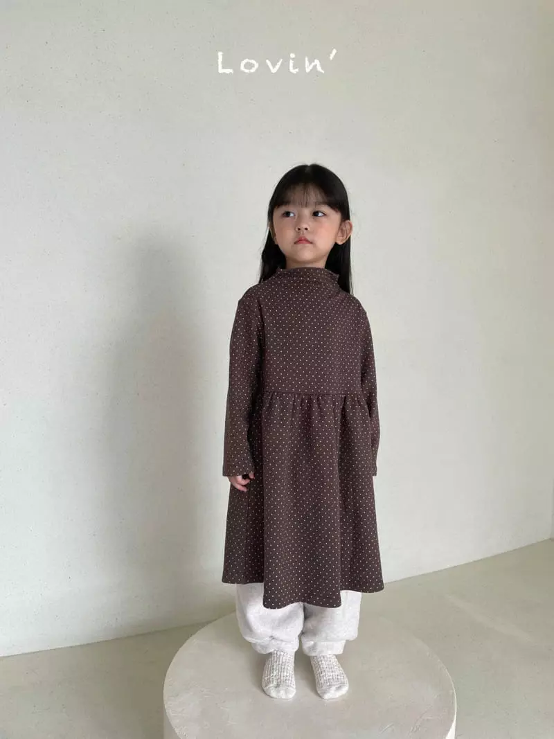 Lovin - Korean Children Fashion - #childrensboutique - Small Dot One-piece - 4