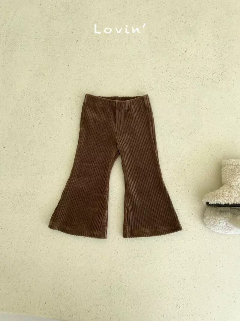 Lovin - Korean Children Fashion - #designkidswear - Veloure Pants - 6