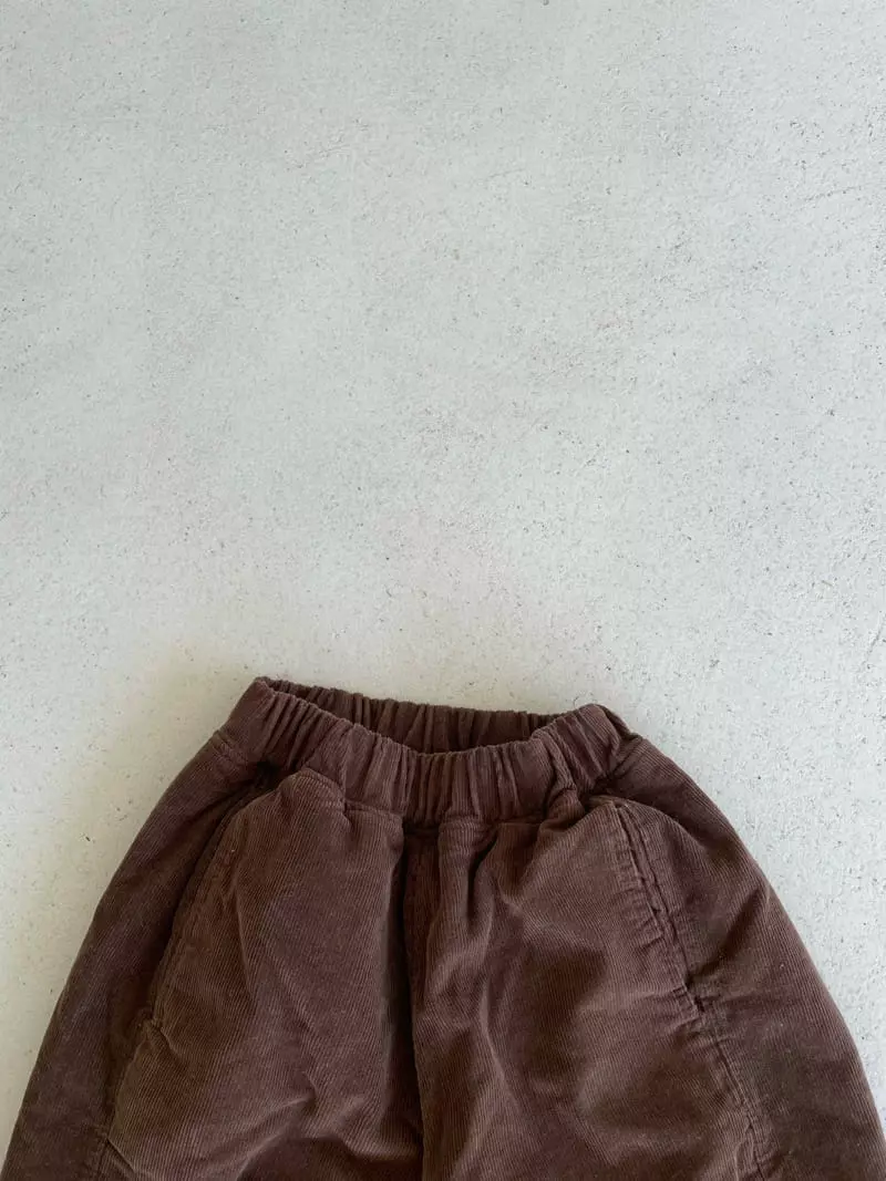 Lovin - Korean Children Fashion - #designkidswear - Rib Warm Pants - 5