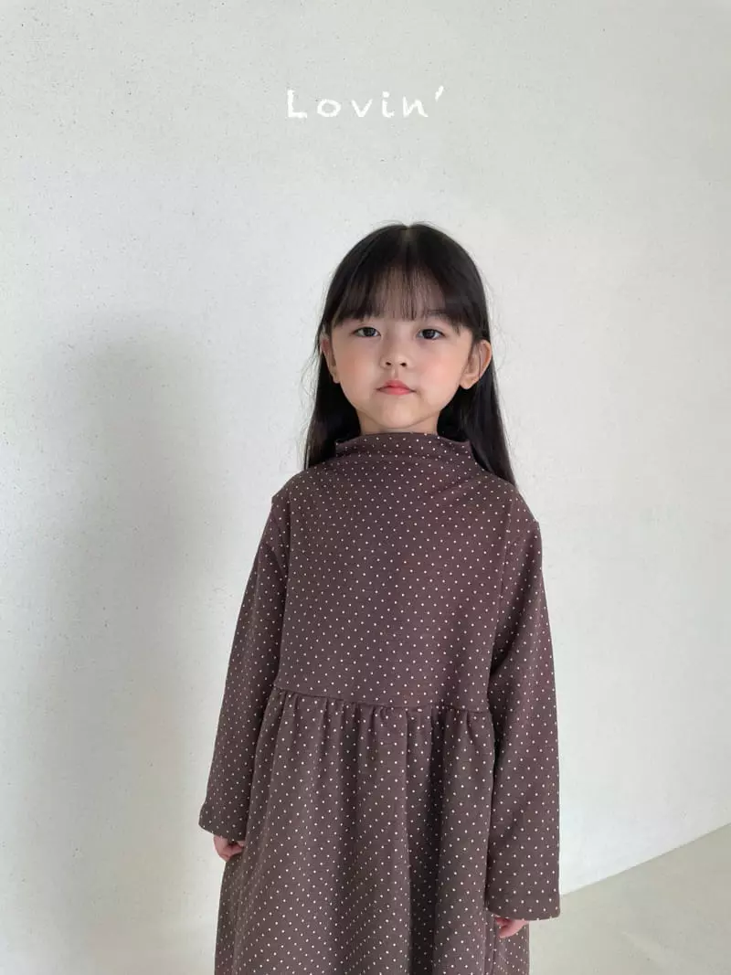 Lovin - Korean Children Fashion - #fashionkids - Small Dot One-piece - 6