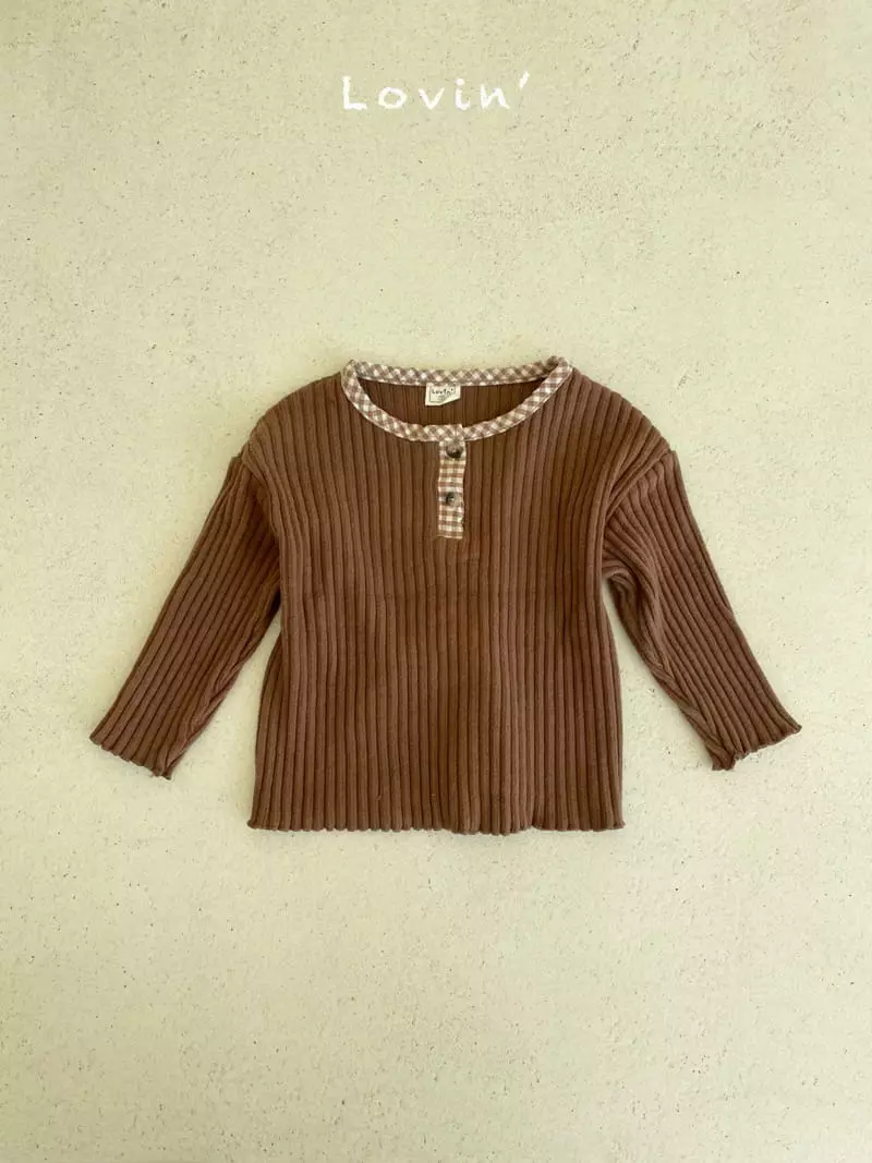 Lovin - Korean Children Fashion - #fashionkids - Small Rib Tee