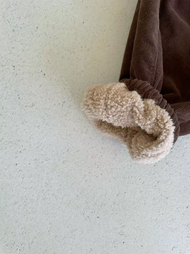 Lovin - Korean Children Fashion - #fashionkids - Rib Warm Pants - 7