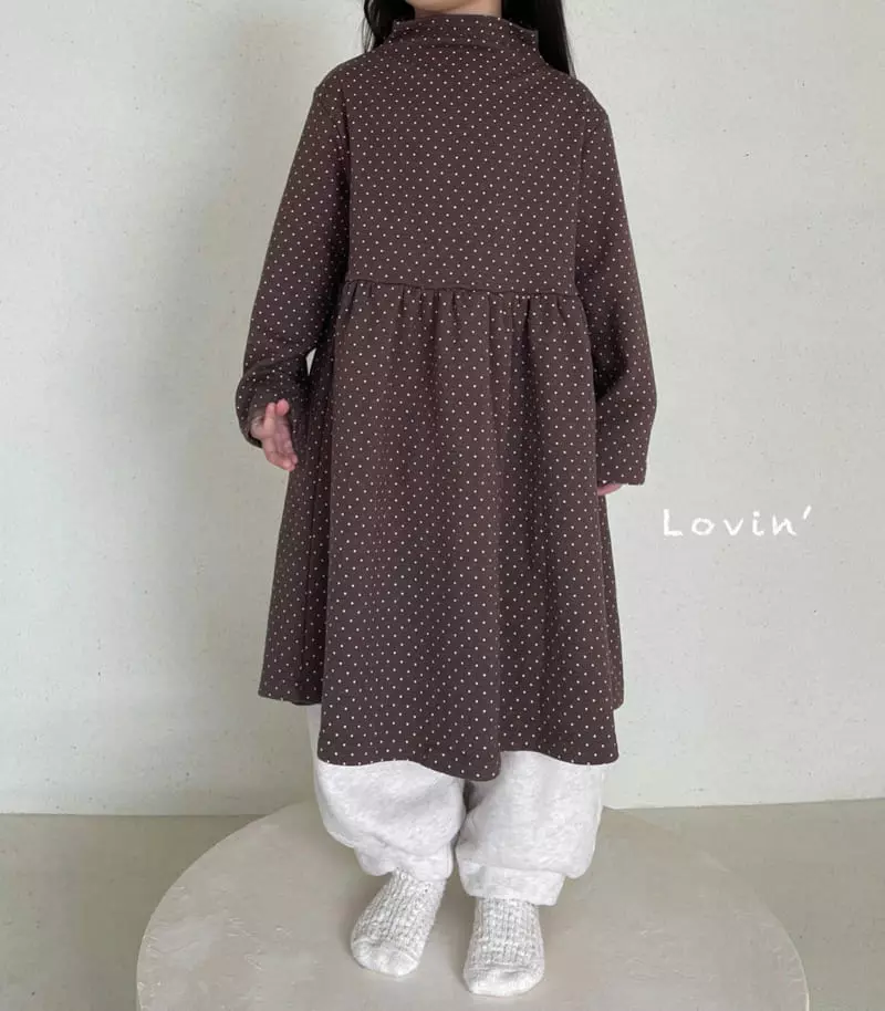 Lovin - Korean Children Fashion - #kidsshorts - Small Dot One-piece - 7